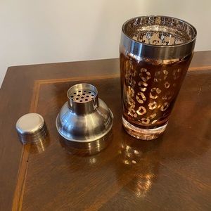 Leopard Print Cocktail Shaker